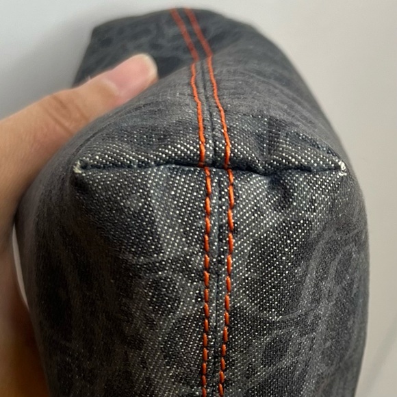 ✨✨✨✨SOLD✨✨✨✨ Christian Dior Authentic Denim Trotter Cosmetic Pouch Flight - Picture 8 of 10
